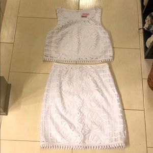 Lilly Pulitzer skirt and top